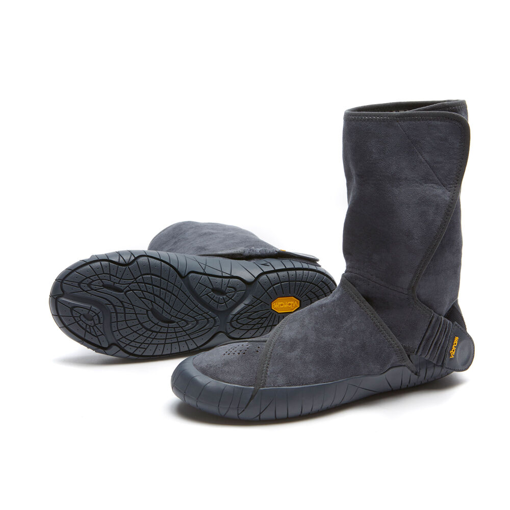 Vibram Furoshiki Eastern Traveler Mid Womens Boots Grey Australia (EZO629417)